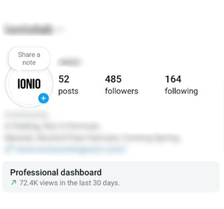 Before - Client growth result 2