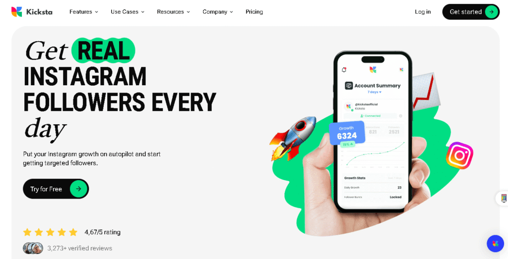 Kicksta Instagram Service